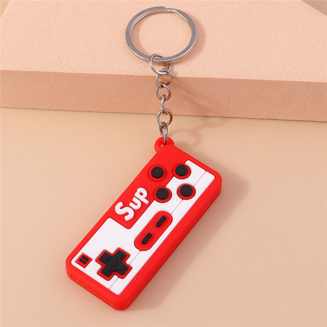 1pc PVC Individual Game Machine Keychain Mini Cartoon Game Console Gamepad  Keychains for Boy Bag Pendant Car Key Birthday Gifts - AliExpress